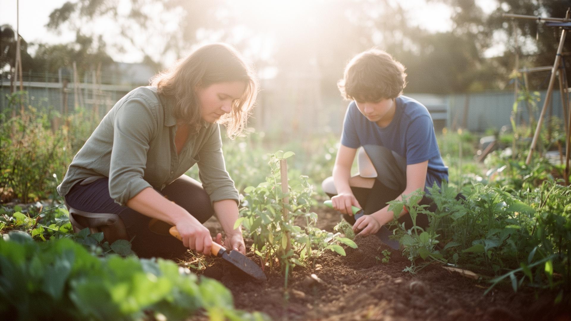 A parent and teenager spending time together outdoors in the UK